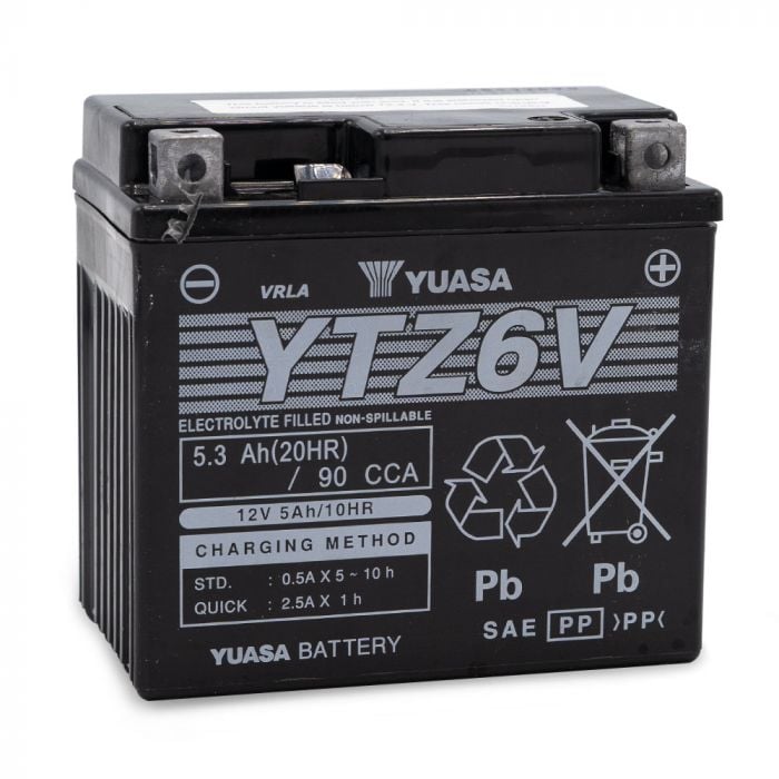 Batterie Moto Yuasa YTZ6V  12V 5.3Ah