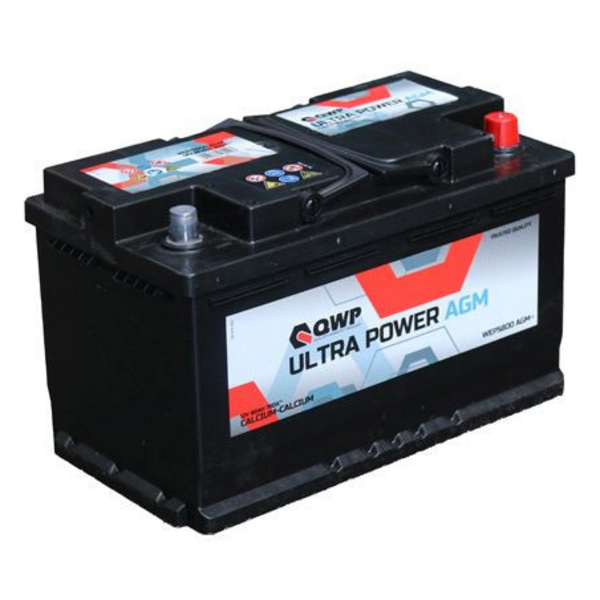 Batterie Voiture QWP WEP5800 AGM 12V 80Ah 760A - Rupteur