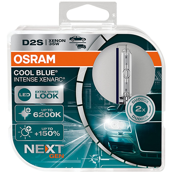 Ampoules Xénon Osram XENARC Cool Blue Intense D2S DuoPack pour