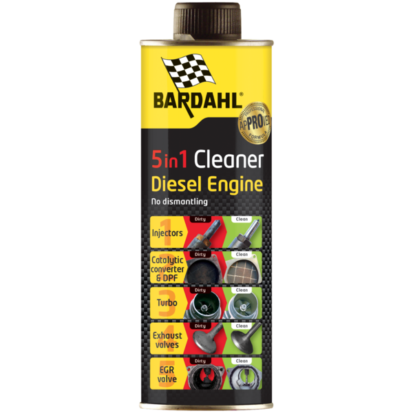 Bardahl 5 en 1 - Nettoyage moteur Diesel 