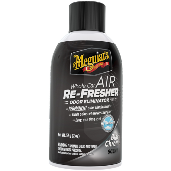 Eliminateur d'odeurs Meguiars Air Refresher Black Chrome