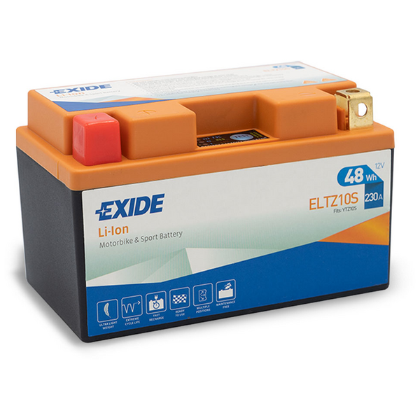 Batterie Moto Lithium Exide ELTZ10S 12V 4Ah - Rupteur