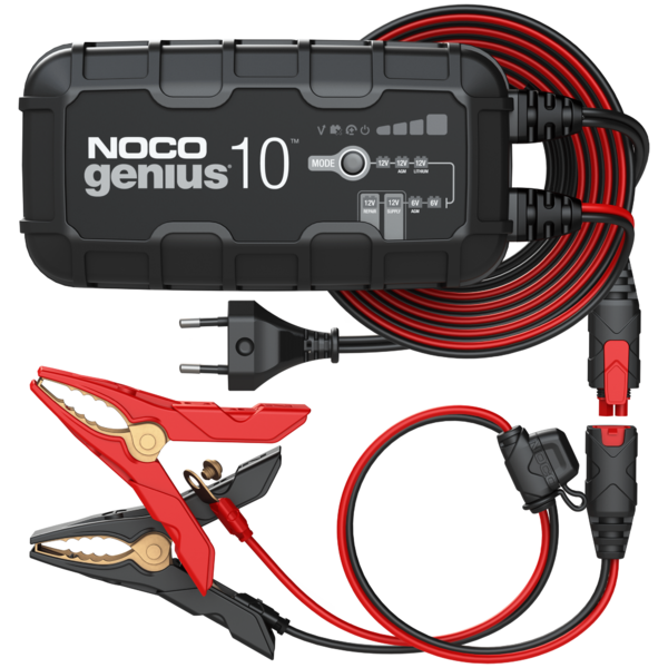 Chargeur de Batterie Noco Genius 10 (6/12V, 10A) - Rupteur