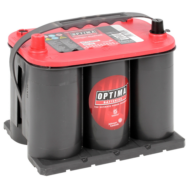Autobatterie Optima RTS3.7 Red Top 12V 44Ah 730A - Rupteur