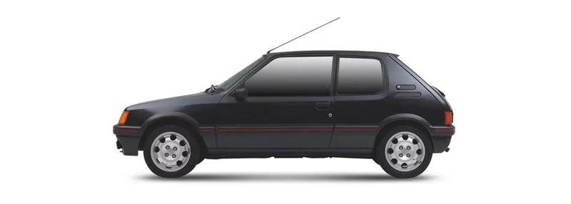 Peugeot 205 I Décapotable (741B, 20D)