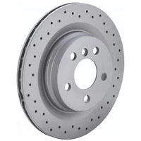 Disque de Frein Arrière Percé Zimmermann Sport Coat Z pour VW GOLF V (1K1) 1.4 FSI 90 cv