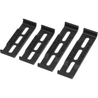 21Cars  Schwarz Rahmenlose Kennzeichenhalter (Langformat)