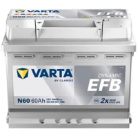Batterie Voiture Varta N60 Dynamic EFB 12V 60Ah  640A