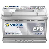 Autobatterie Varta N70 Dynamic  EFB 12V 70Ah  760A