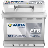 Batterie Voiture Varta N50 Dynamic EFB 12V 50Ah  550A