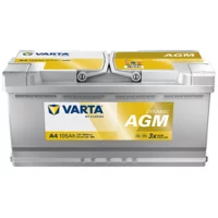 Batterie Voiture Varta A4 Dynamic AGM 12V 105Ah  950A