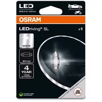 Ampoules Led Osram LEDriving SL C5W Cool White 29mm 1W 6000K 