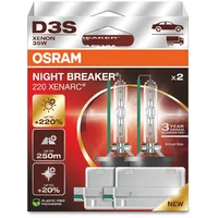 Ampoules Xénon Osram XENARC Night Breaker Laser D3S Duobox 