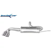 Echappement Final Inoxcar  2x80mm Racing Angled pour AUDI TT (8J3) 2.0 TFSI quattro 200 cv