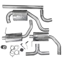 Cat-Back Bull-X  3" (Sorties d'origine) pour SKODA OCTAVIA III (5E3, NL3, NR3) 2.0 TSI RS 220 cv