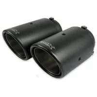 Embouts d'échappement Bull-X  2x90mm Carbon
