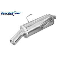 Echappement Final Inoxcar  80mm Rolled pour CITROËN SAXO (S0, S1) 1.1 X, SX 60 cv