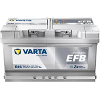 Batterie Voiture Varta E46 Dynamic EFB 12V 75Ah  730A