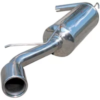 Echappement Final Inoxcar  80mm Rolled pour FIAT SEICENTO / 600 (187_) 0.9 (187AXA, 187AXA1A) 39 cv