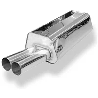 Echappement Final FOX  63.5mm 2x70mm