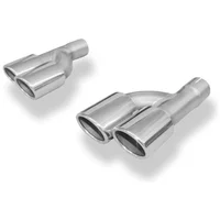 Embouts d'échappement FOX  2x88x74mm