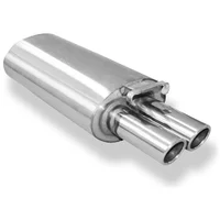 Echappement Final FOX  63.5mm 2x70mm