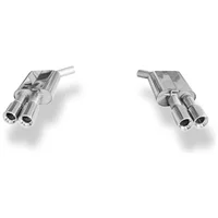 Echappement Final FOX  63.5mm 2x90mm