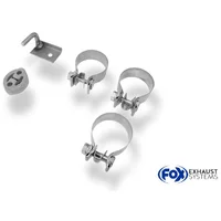 Endschalldämpfer FOX  63.5mm 2x90mm