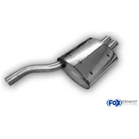 Endschalldämpfer FOX  63.5mm 2x76mm