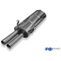 Endschalldämpfer FOX  63.5mm 2x63mm
