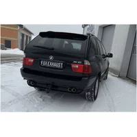 Endschalldämpfer FOX  50mm 2x80mm