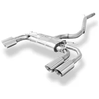Cat-Back mit Klappensystem FOX  3" 2x100mm