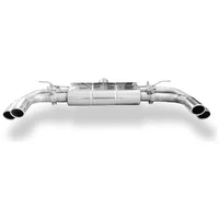 Endschalldämpfer mit Klappensystem FOX  3.15" 2x88x74mm
