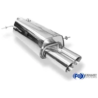Endschalldämpfer FOX  50mm 2x80mm