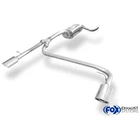 Endschalldämpfer FOX  50mm 106x71mm