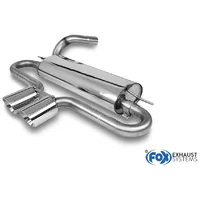 Endschalldämpfer FOX  63.5mm 2x90mm