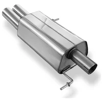 Endschalldämpfer FOX  63.5mm 2x80mm