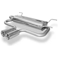Endschalldämpfer FOX  50mm 2x80mm