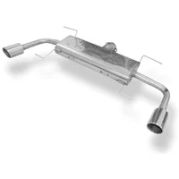 Endschalldämpfer FOX  63.5mm 1x100mm