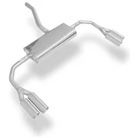 Endschalldämpfer FOX  63.5mm 2x80mm