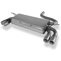 Endschalldämpfer FOX  50mm 2x76mm