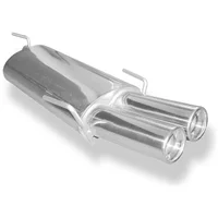 Endschalldämpfer FOX  50mm 2x80mm