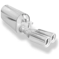 Endschalldämpfer FOX  50mm 2x80mm