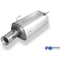 Endschalldämpfer FOX  55mm 1x90mm