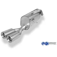 Endschalldämpfer FOX  55mm 2x80mm