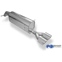 Endschalldämpfer FOX  55mm 2x90mm