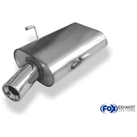 Endschalldämpfer FOX  50mm 1x90mm