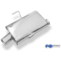 Endschalldämpfer FOX  63.5mm 1x90mm