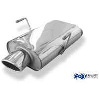 Endschalldämpfer FOX  63.5mm 115x85mm