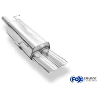 Endschalldämpfer FOX  63.5mm 2x106x71mm